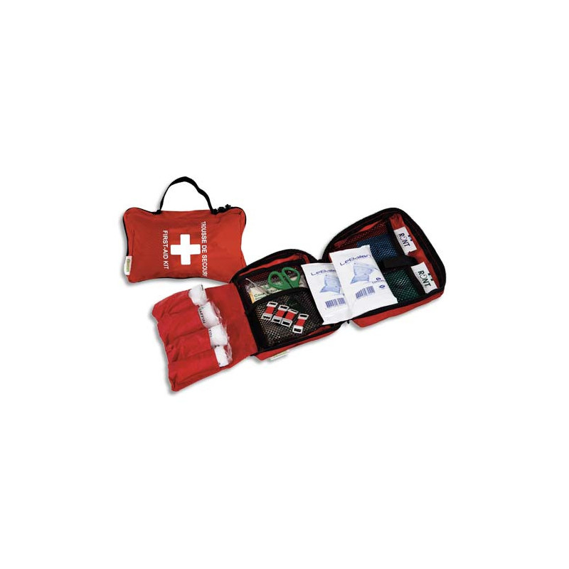 LABORATOIRES ESCULAPE Trousse premiers secours spécial véhicules pour 1 à 4 personnes