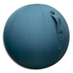 ALBA Ballon Ergo ball Bleu,diam 65 cm.En polychlorure de vinyle. Poignée de transport.Fonction de Tumbler
