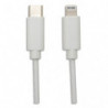 APM Câble Lightning certifié MFI / Type C 1 mètre Blanc