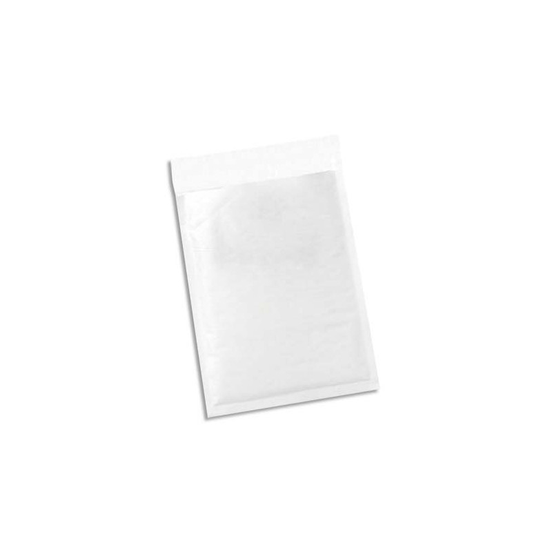 PERGAMY Paquet de 100 pochettes en kraft Blanches intérieure bulles d'air format 22 x 26 cm