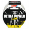 TESA Ruban réparation POWER CLEAR 10mx4,8cm ultra résistant, déchirable à la main. Coloris transparent
