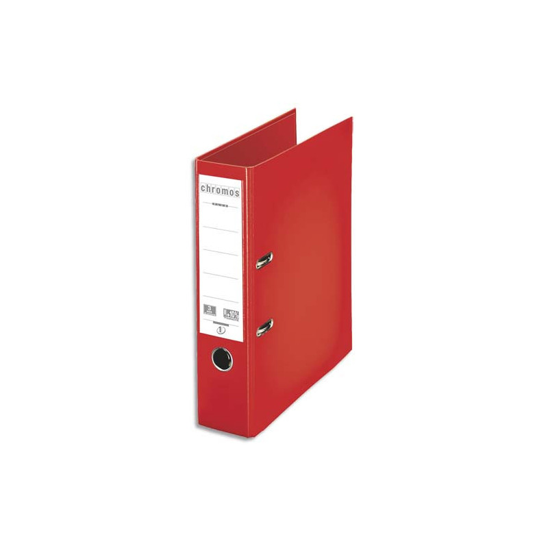 ESSELTE Classeur à levier Chromos Plus, A4, 8 cm, PP, rouge
