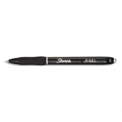 SHARPIE Roller S.GEL encre gel pointe moyenne 0,7 mm. Coloris noir