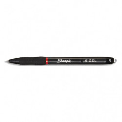 SHARPIE Roller S.GEL encre gel pointe moyenne 0,7 mm. Coloris rouge