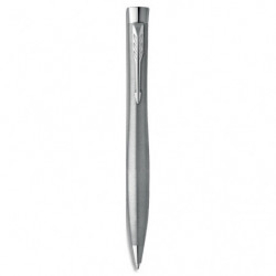 PARKER Bille à rotation PARKER Urban Twist gris acier avec finitions chrome. Pointe moyenne. Encre bleue