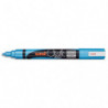 UNI-BALL Marqueur craie CHALK MARKER. Pointe ogive moyenne 1,8-2,5mm. Coloris bleu métal