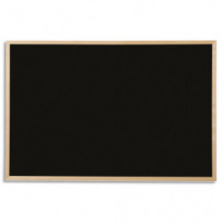 BI-SILQUE Tableau noir pour craie, cadre en bois de pin. Format 40x30 cm