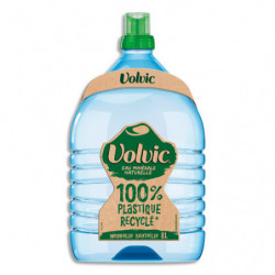 VOLVIC Bouteille plastique fontaine d'eau 8 litres minérale plate