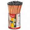 MAPED Pot de 72 crayons graphite BLACK'PEPS, bois certifié FSC, triangulaires, embout peint, HB