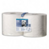 TORK Lot de 2 Bobines Papier d'essuyage Plus Combi Roll 2 plis 750 formats prédécoupés 255m Blanc