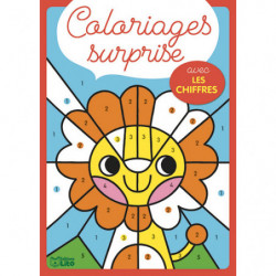 LITO DIFFUSION Bloc 64 pages de coloriages codés progressifs avec lettres et couleurs. A partir de 5 ans.