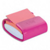 POST-IT Dévidoir z-notes Super Sticky Post-it® PRO Fuchsia + 1 bloc Vert néon 76x76 mm, 90 feuilles