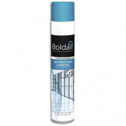 BOLDAIR Aérosol 500 ml destructeur d'odeurs Neutres pour une superficie de 20 m² Professional