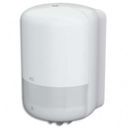 TORK Distributeur M2 pour Mini Bobine dévidage central, verrouillage à clé L17,4 x H32,1 x P16,5 cm Blanc