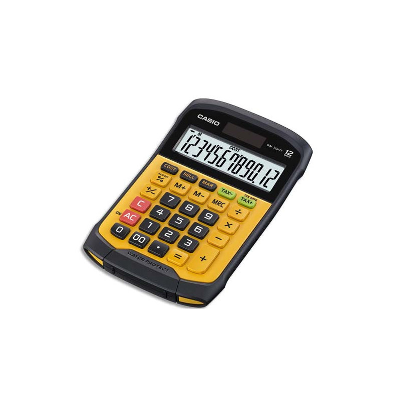 CASIO Calculatrice mini bureau étanche eau et poussiere 12 chiffres WM-320MT