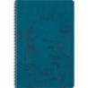 OBERTHUR Agenda PRIMROSE 25, spiralé, Janvier à Décembre 2025, format 17x24,5cm Bleu vert
