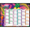 CBG Calendrier Janvier à Décembre 2025 EXOTIQUE mini, 26,5x21cm, 1 trou