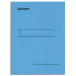 ESSELTE Boîte de 100 sous-dossiers 160g à 2 rabats Bleu Scor, pour dossiers armoire et tiroir