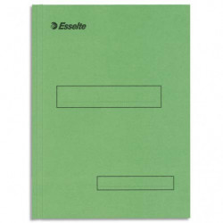 ESSELTE Boîte de 100 sous-dossiers 160g à 2 rabats Vert Scor, pour dossiers armoire et tiroir