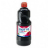 GIOTTO Flacon d'1 litre de gouache liquide de couleur Noir