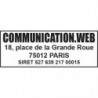 TRODAT Timbre personnalisable 4 lignes - Printy 4912 4.0 Bleu. 2 plaq.compo+1 recharge Noir. Police 3-4mm