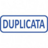 TRODAT Timbre formule DUPLICATA - Xprint à encrage automatique Bleu. Dim.empreinte 45x16mm