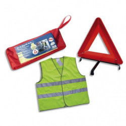 LABORATOIRES ESCULAPE Equipement véhicules - triangle, gilet, et housse de rangement