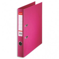 ESSELTE Classeur à levier Standard, A4, 5 cm, PP, fuchsia