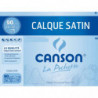 CANSON Pochette de 12 feuilles 24x32cm papier calque 70g. Avec pastilles repositionnables