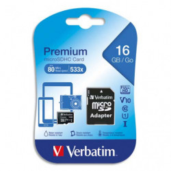 VERBATIM Carte MicroSDHC...