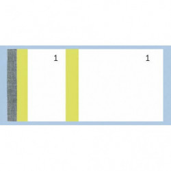 EXACOMPTA Bloc vendeur 100 feuillets 60x135 mm Jaune