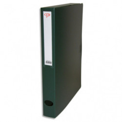 PERGAMY Boîte de classement dos de 4 cm, en polypropylène 7/10e. Coloris vert