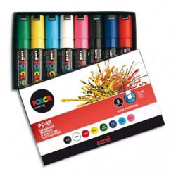 UNI POSCA Pochette 8...