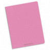 CONQUERANT C9 Cahier piqûre 17x22cm 96 pages 90g grands carreaux Seyès. Couverture polypropylène Rose