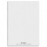 CONQUERANT C9 Cahier piqûre 17x22cm 96 pages 90g grands carreaux Seyès. Couverture polypropylène Gris