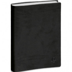 EXACOMPTA Journalier Planifiée 21,Janvier à Décembre 2025 - 21x13,5cm couverture PVC Noire