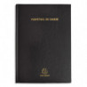 EXACOMPTA Agenda Perpétuel recettes/dépenses,Janvier à Décembre 2025 - format 15 x 21 cm couverture Noire