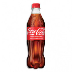 COCA-COLA Bouteille plastique de boisson gazeuse pétillante de 50 cl