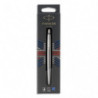 PARKER Pochette 1 stylo bille Bleu pointe moyenne Jotter. Corps Acier CT