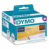 DYMO Rouleau 260 étiquettes adresses transparent adhésif permanent 36 x 89 mm S0722410