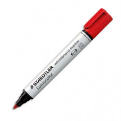 STAEDTLER Marqueur effaçable à sec pour tableaux Blancs pointe ogive encre à base d'alcool Rouge 351