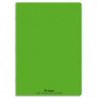 CONQUERANT C9 Cahier piqûre 21x29,7cm 96 pages 90g grands carreaux Seyès. Couverture polypropylène Vert