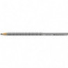 FABER CASTELL Crayon graphite GRIP 2001 2B, corps triangulaire et ergonomique, mine collée