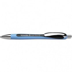 SCHNEIDER Stylo billeSLIDER RAVE rétractable et rechargeable, pointe extra-large, encre indélébile Noire.
