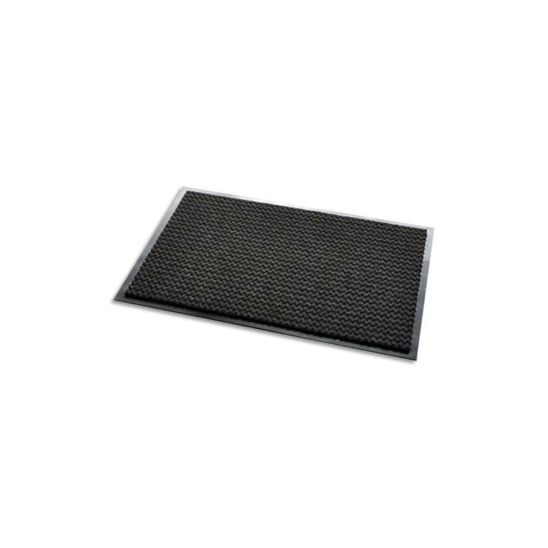 3M Tapis d'accueil Aqua Nomad Noir 65 double-fibres 90 x 60 cm épaisseur 7,5 mm 65001