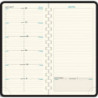 EXACOMPTA Semainier poche ESPACE 17 spiralé,Janvier à Décembre 2025, note, 17.5x9cm, couverture PVC assor