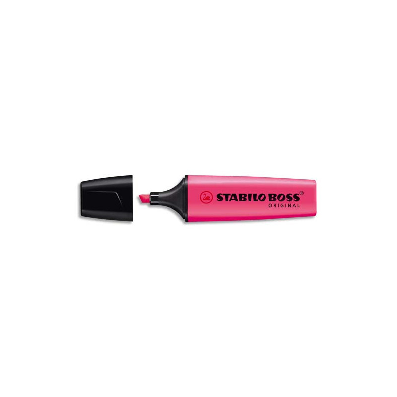 STABILO BOSS ORIGINAL surligneur pointe biseautée - Rose fluo