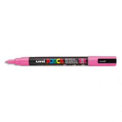 UNI POSCA Marqueur pointe conique fine Rose PC3R RE