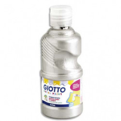 ART PLUS Flacon de 500ml de gouache Argent