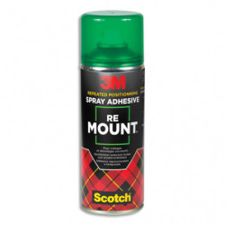 SCOTCH Colle aérosol repositionnable, 400ml, REMOUNT